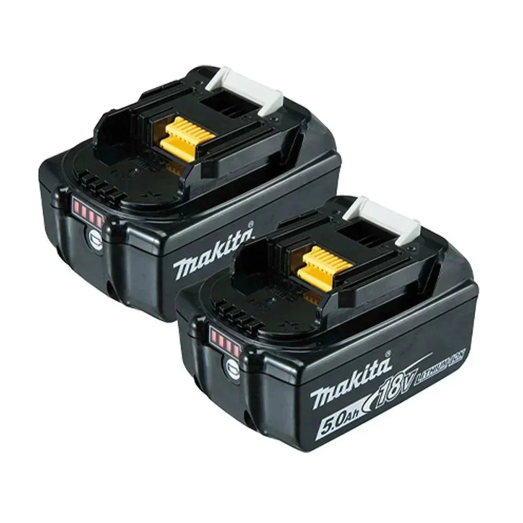 Makita 18V 5.0Ah Battery Combo Pack with Charger & Protective Case